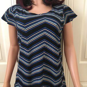 Liz Claiborne Pullover Short Sleeve Top, Size Petite Large